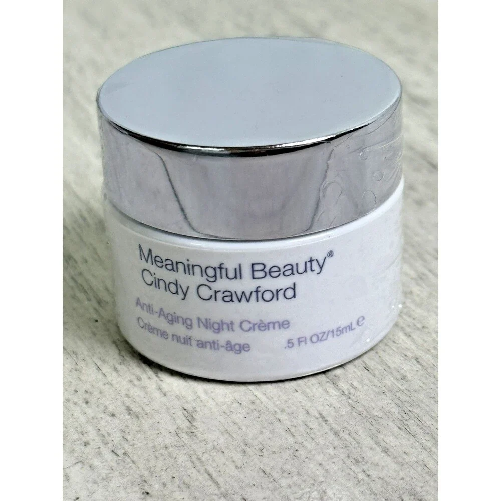 Meaningful Beauty 3 Pc Skincare Set Lifting Eye Cream Night Creme Eye Mask New